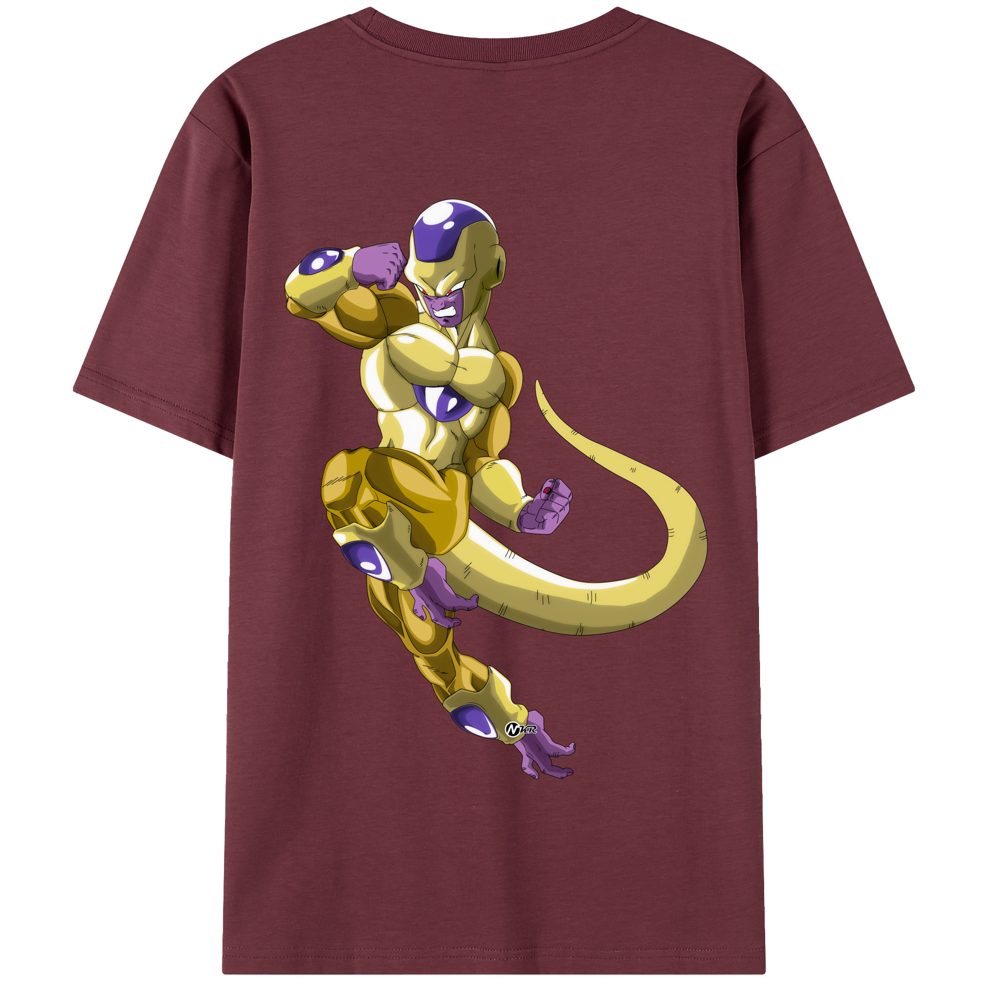 （画像用） ドラゴンボール フリーザ DRAGON BALL Frieza 綿100％半袖Tシャツ（背面プリント）